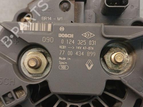 Generator RENAULT MEGANE I (BA0/1_) 1.4 16V (BA0D, BA1H, BA0W, BA10) | BP27298637M7