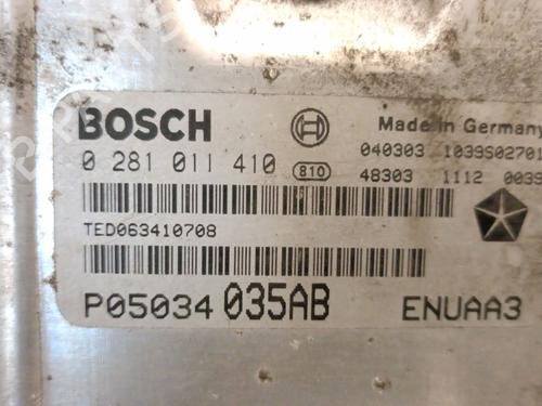 Engine control unit (ECU) CHRYSLER PT CRUISER (PT_) 2.2 CRD | BP26533631M57 