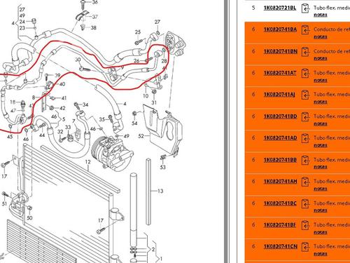 AC pipe SEAT LEON (1P1) 1.4 TSI | BP29813216M126