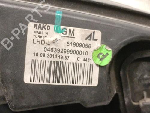 Left headlight OPEL COMBO Box Body/MPV (X12) 1.3 CDTI (B05) | BP38988583C28 - Image 9