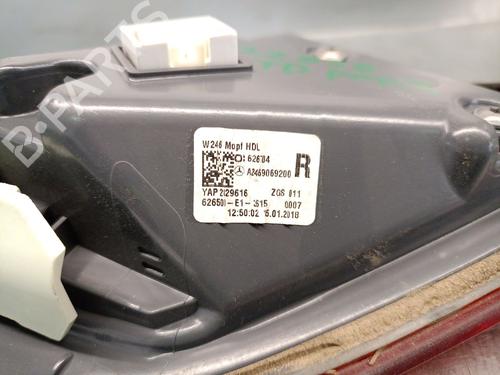 Right taillight MERCEDES-BENZ B-CLASS Sports Tourer (W246, W242) B 200 CDI / d 4-matic (246.202) | BP27497325C35 