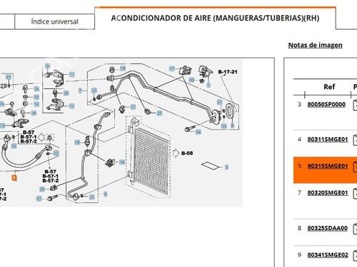AC pipe HONDA CIVIC VIII Hatchback (FN, FK) 1.8 (FN1, FK2) | BP24394423M126 