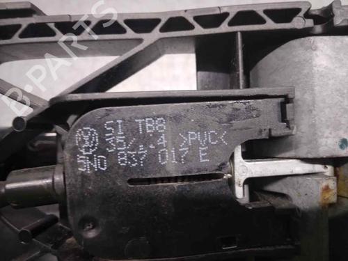 Rear right exterior door handle VW POLO V (6R1, 6C1) 1.4 TDI | BP10505890C130 