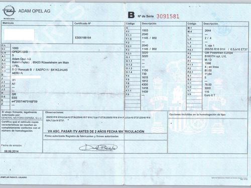 Right sun visor OPEL MERIVA B MPV (S10) 1.6 CDTI (75) | BP26120695I2 - Image 6
