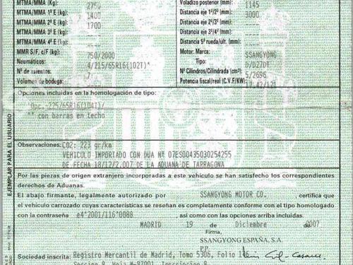 Pipe SSANGYONG RODIUS I 2.7 Xdi | BP30202739M125 - Image 7