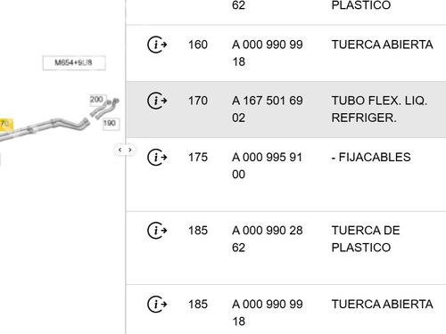 Pipe MERCEDES-BENZ GLE (V167) GLE 300 d EQ Boost 4-matic (167.119, 167.109) | BP36996476M125 - Image 6