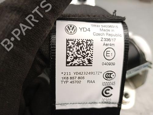 Rear left seatbelt VW SCIROCCO III (137, 138) 2.0 TSI | BP20709307I29 