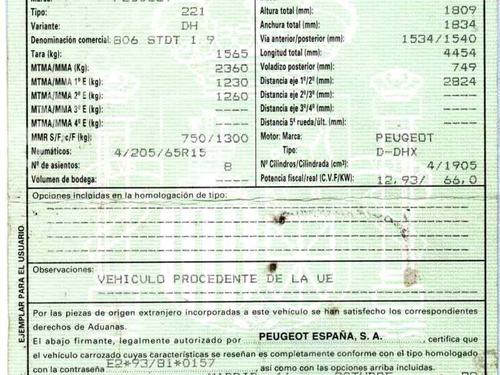Egr PEUGEOT 806 (221) 1.9 TD | BP8055930M69 