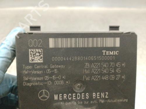 Electronic module MERCEDES-BENZ S-CLASS (W221, V221) S 350 (221.056, 221.156) | BP21581652M83 