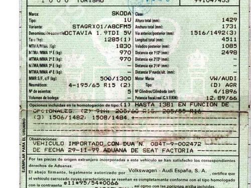 Right taillight SKODA OCTAVIA I (1U2) 1.9 TDI | BP5927461C35 
