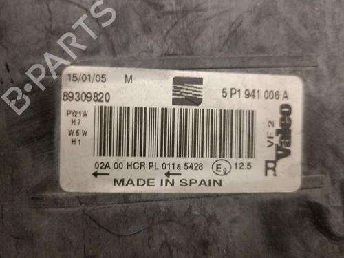 Right headlight SEAT ALTEA (5P1) 1.9 TDI | BP28514059C29 