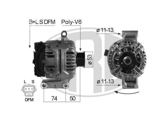 Alternator FORD TRANSIT Van (FA_ _) 2.0 DI (FAE_, FAF_, FAG_) | BP31850071M7 