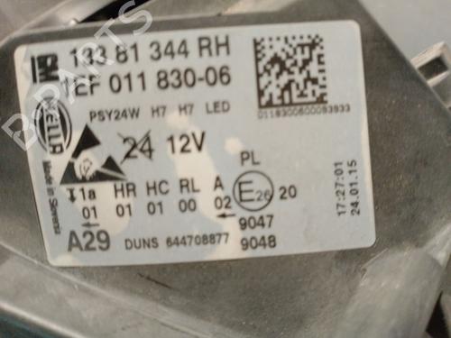 Højre forlygte OPEL CORSA E (X15) 1.3 CDTI (08, 68) | BP33856323C29 - Image 9