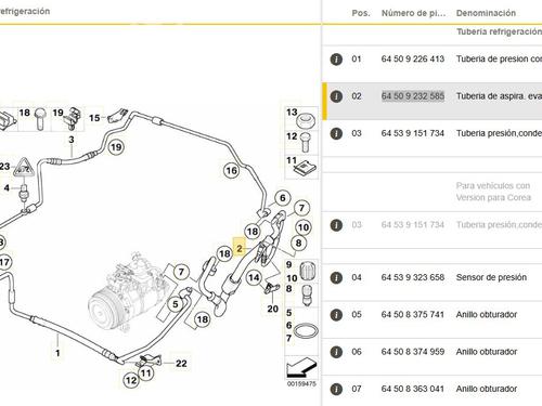AC pipe BMW 3 Coupe (E92) 320 d | BP27201497M126