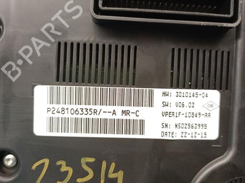 Kombinert Instrument RENAULT MEGANE IV Hatchback (B9A/M/N_) 1.5 dCi 110 (B9A3) | BP29339722C47 