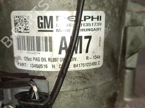 AC compressor OPEL ASTRA J (P10) 1.6 CDTi (68) | BP31832279M34 