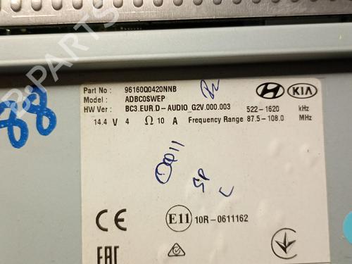 Display monitor HYUNDAI BAYON (BC3) 1.0 T-GDI | BP28591299C48