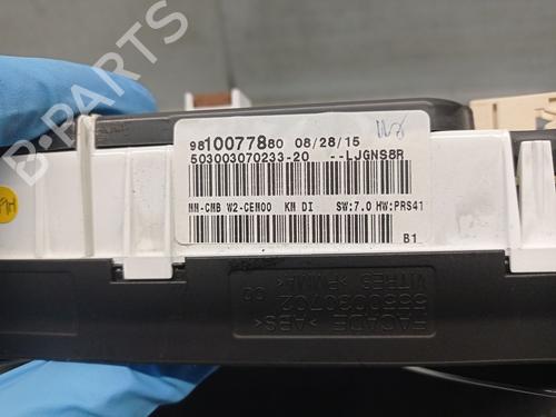 Instrument cluster PEUGEOT 508 SW I (8E_) 2.0 BlueHDi 150 | BP22993251C47 