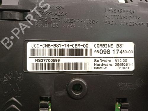 Instrument cluster CITROËN DS5 2.0 BlueHDi 150 | BP31092264C47 - Image 5