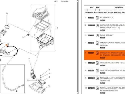 Pipe OPEL CORSA D (S07) 1.3 CDTI (L08, L68) | BP31114939M125