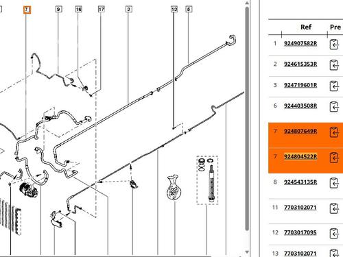 AC pipe RENAULT TRAFIC III Van (FG_) 1.6 dCi 120 (FGMB, FGMC) | BP35803188M126 - Image 9
