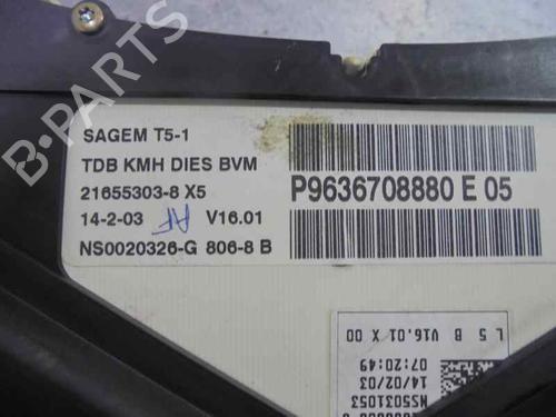 Instrument cluster PEUGEOT 307 Break (3E) 2.0 HDI 90 | BP2053015C47 