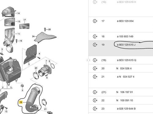 Pipe AUDI A4 B7 (8EC) 2.0 TDI | BP39531448M125 - Image 6
