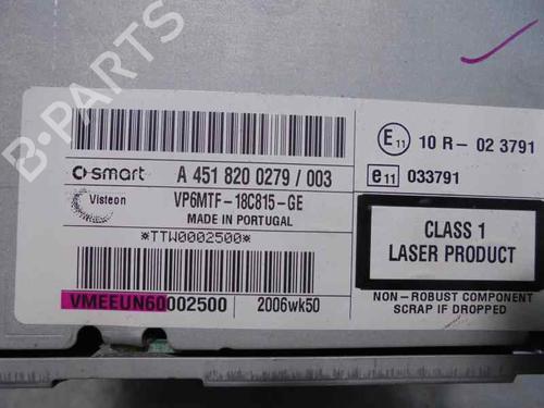 Radio SMART FORTWO Coupe (451) 1.0 Turbo (451.332) | BP2333036E6 