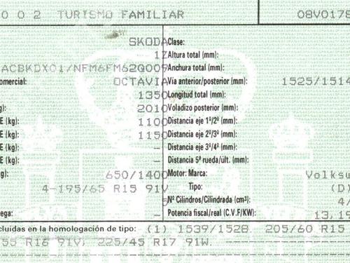 Hattehylle SKODA OCTAVIA II Combi (1Z5) 2.0 TDI 16V | BP9640908C85 
