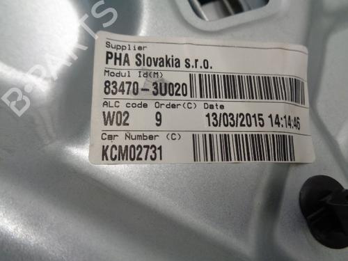 Rear left window mechanism KIA SPORTAGE III (SL) 1.6 GDI | BP8931448C24 