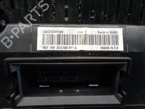 Kombiinstrument VW PASSAT B6 Variant (3C5) 2.0 TDI 16V | BP18055299C47 