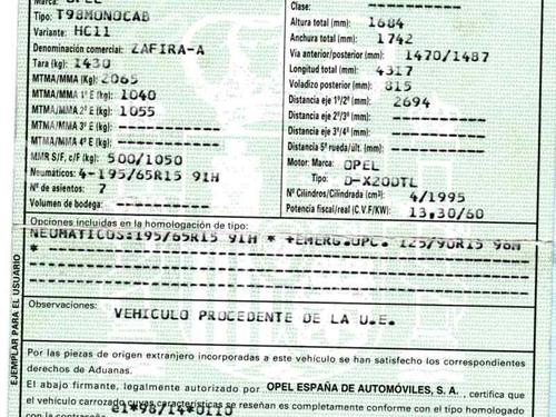 Alternator OPEL ZAFIRA A MPV (T98) 2.0 DI 16V (F75) | BP7825433M7 
