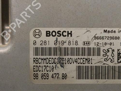 Engine control unit (ECU) CITROËN C3 I (FC_, FN_) 1.4 HDi | BP30972668M57