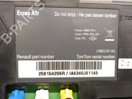 Display monitor RENAULT GRAND SCÉNIC III (JZ0/1_) 1.5 dCi (JZ09, JZ0D, JZ10, JZ14, JZ1G, JZ29, JZ2C) | BP30263071C48