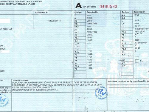 Engine control unit (ECU) PEUGEOT 307 SW (3H) 1.6 16V | BP10961054M57 