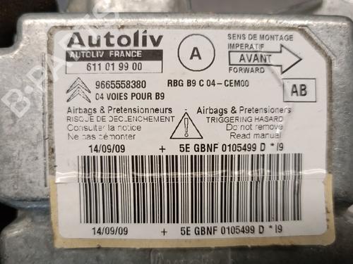 Kollisjonspute styreenhet CITROËN BERLINGO / BERLINGO FIRST MPV (MF_, GJK_, GFK_) 1.6 HDI 75 (MF9HW, GJ9HWC, GF9HWC, GN9HWC) | BP27997882M53 