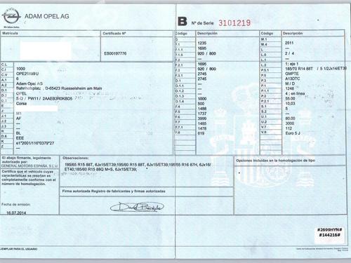 Pipe OPEL CORSA D (S07) 1.3 CDTI (L08, L68) | BP27807851M125 - Image 5
