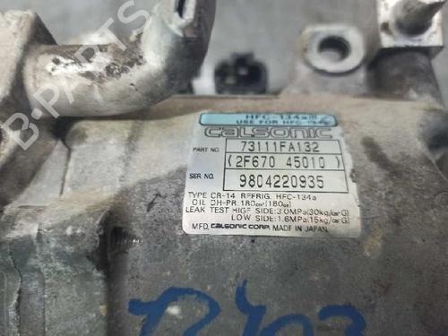 AC compressor SUBARU FORESTER (SF_) 2.0 AWD (SF5) | BP7104499M34 