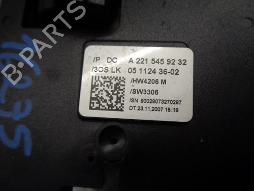 Headlight switch MERCEDES-BENZ S-CLASS (W221, V221) S 320 CDI (221.022, 221.122) | BP10647886I24 