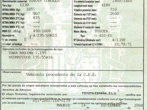 Warning switch TOYOTA COROLLA (_E12_) 1.4 VVT-i (ZZE120_, ZZE120R) | BP34252314I22  - Image 7