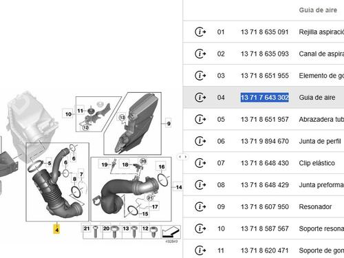 Used Pipe Pipe BMW X5 (G05, F95) xDrive 45 e Plug-in Hybrid (394 hp) 33233244 33233244