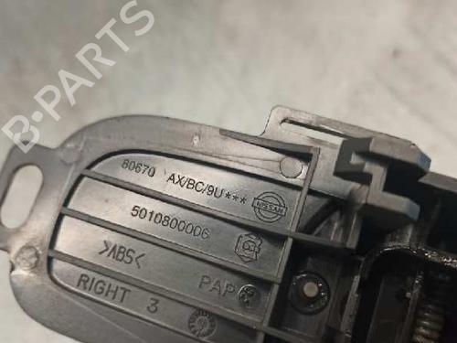 Rear right interior door handle NISSAN MICRA III (K12) 1.2 16V | BP7261042I16 