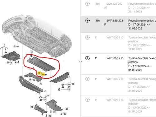 Underbody protection VW GOLF VIII (CD1, DA1) 1.5 eHybrid | BP31907390M92 