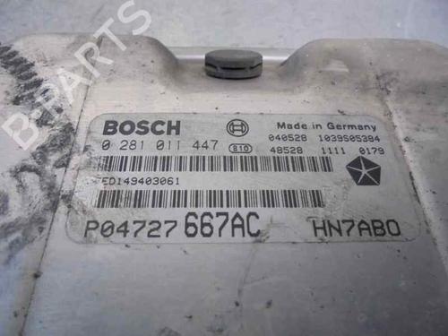 Engine control unit (ECU) CHRYSLER VOYAGER IV (RG, RS) 2.5 CRD | BP2111783M57 