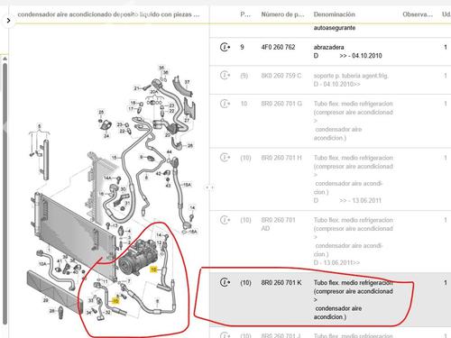 AC pipe AUDI Q5 (8RB) 3.0 TDI quattro | BP37461646M126 - Image 6