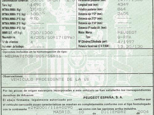 Styring servopumpe PEUGEOT 307 CC (3B) 2.0 16V | BP15086543M99 