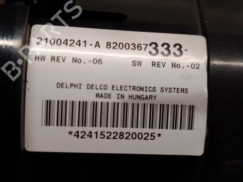Climate control RENAULT ESPACE IV (JK0/1_) 3.5 V6 (JK00, JK0F, JK0P, JK0S, JK0W) | BP29851212I5