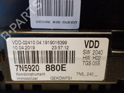 Instrument cluster SEAT ALHAMBRA (710, 711) 1.4 TSI | BP29395548C47 