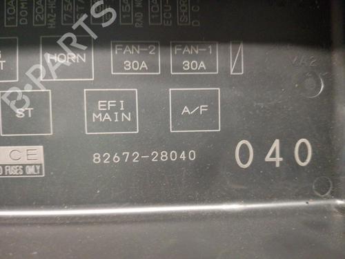 Fuse box TOYOTA PREVIA II (_R3_)  | BP15250932E1 