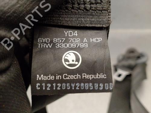 Front right seatbelt SKODA FABIA I (6Y2) 1.4 16V | BP31956004I25 